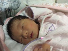 恭喜周女士喜得一子